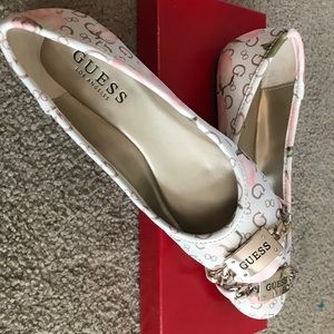 GUESS Pink Ballet Flats